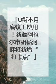 U街本月底竣工使用！新疆阿拉尔市胡杨河畔将新增“打卡点”